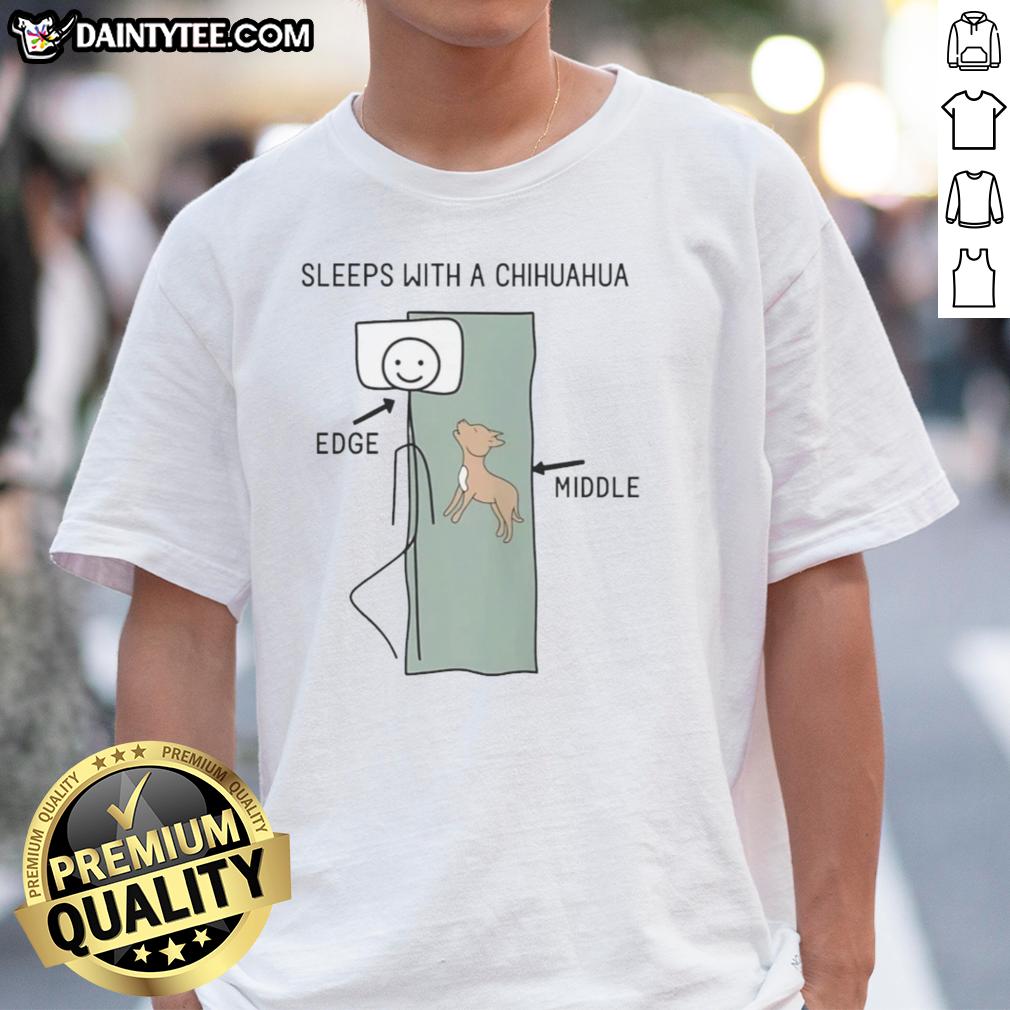 good-sleeps-with-a-chihuahua-t-shirt-1 Good Sleeps With A Chihuahua T-Shirt featuring a cute Chihuahua graphic, perfect for dog lovers and comfy casual wear.