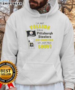 Alt Text: Good Snoopy hoodie for Pittsburgh Steelers die-hard fans, featuring a playful design about passionate sports enthusiasm.