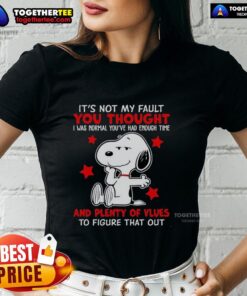 Good Snoopy tee featuring a playful quote about misunderstandings, perfect for women who love unique graphic shirts.
