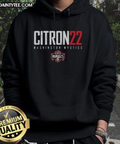 Good Sonia Citron 22 Washington Mystics Elite Hoodie in vibrant colors, showcasing team pride and style.