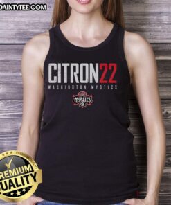 Good Sonia Citron 22 Washington Mystics Elite Tank Top featuring vibrant team colors and stylish design for fans.