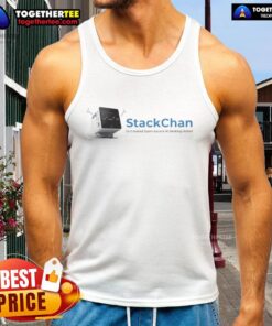 Alt Text: Good StackChan co-created open-source AI desktop robot tank top featuring innovative design and tech elements.