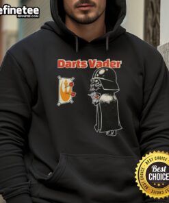 Good Star Wars Darts Vader Hoodie featuring a stylish design of Darth Vader and dartboard elements, perfect for fans.