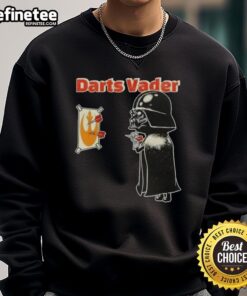 Good Star Wars Darts Vader sweatshirt featuring a graphic of Darth Vader for fans and gamers, perfect for cozy wear.