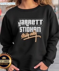 Stylish Good Stiddy City GTA Vice City sweatshirt featuring Jarrett Stidham for Denver Broncos fans.