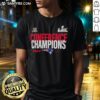 Alt Text: New England Patriots 2025 AFC Conference Champions T-Shirt, celebrating Super Bowl LX victory with vibrant design.