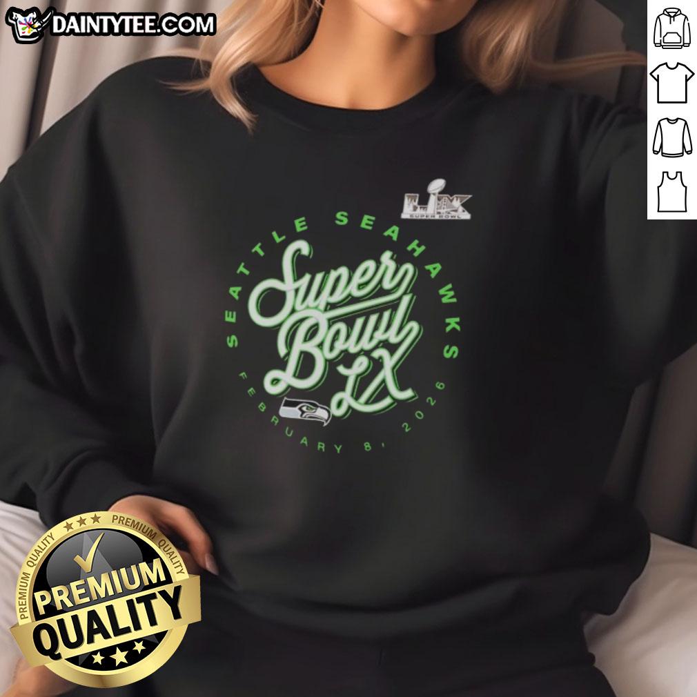 good-super-bowl-lx-seattle-seahawks-2025-nfc-logo-sweatshirt Alt Text: 2025 NFC Seattle Seahawks sweatshirt featuring Good Super Bowl LX logo, perfect for fans and game day apparel.