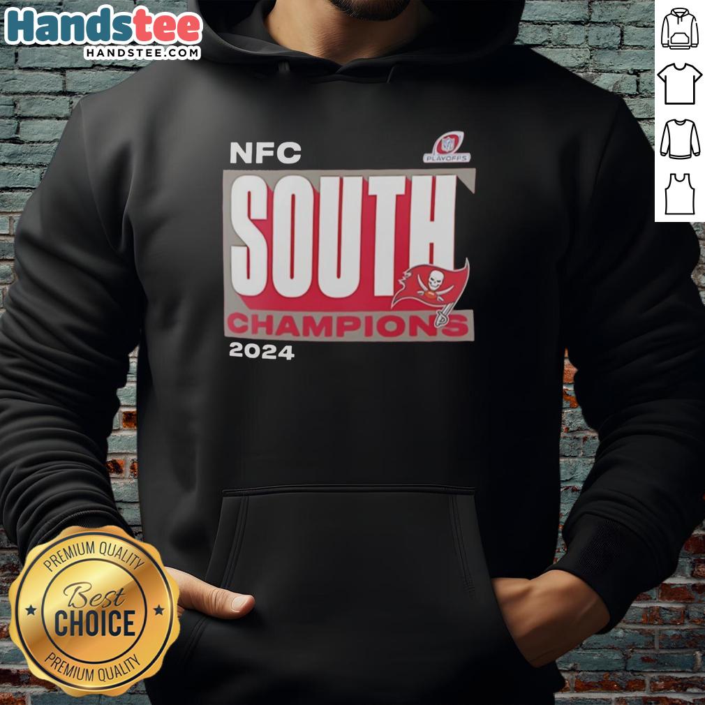 good-tampa-bay-buccaneers-nfc-south-champions-2024-hoodie Alt Text: 2024 Tampa Bay Buccaneers NFC South Champions hoodie, featuring team colors and logo, perfect for fans and collectors.