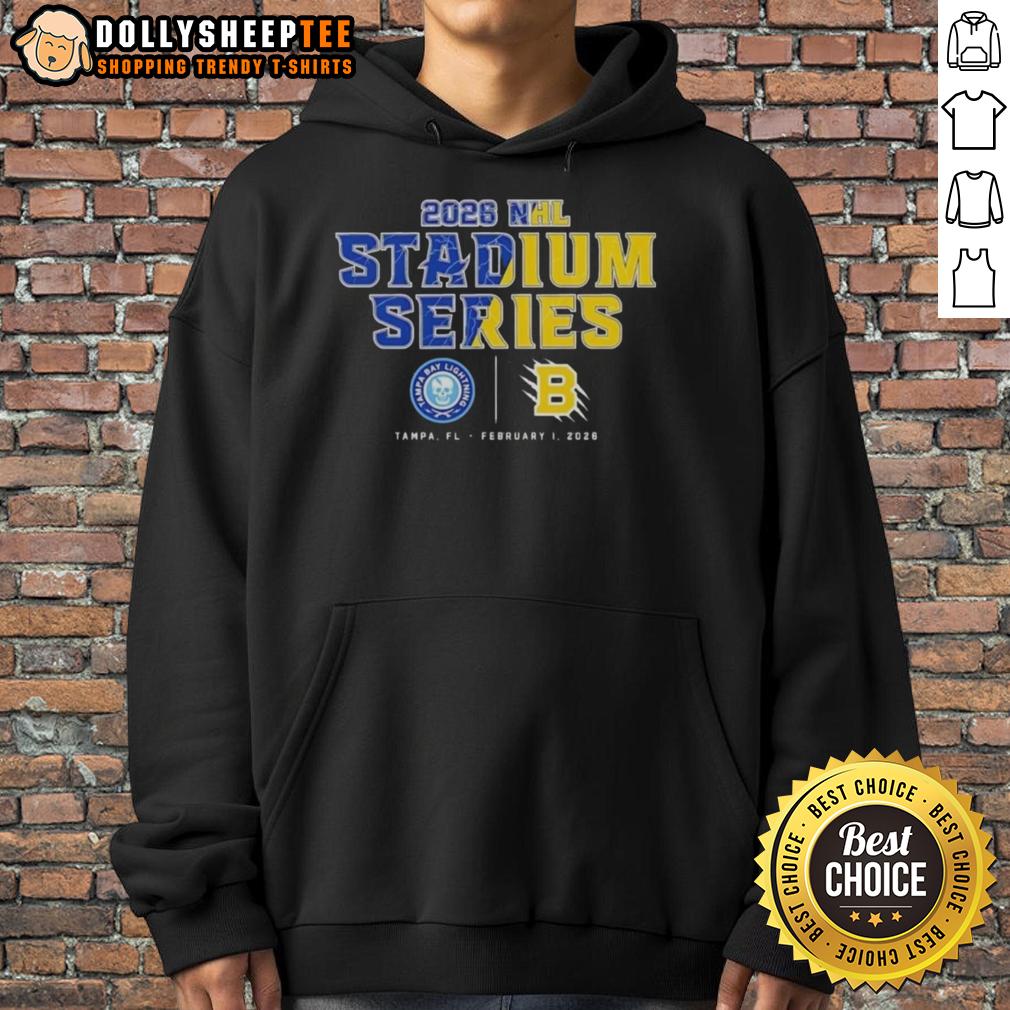 Good Tampa Bay Lightning 2026 Stadium Series Match Up Hoodie Good Tampa Bay Lightning 2026 Stadium Series Match Up Hoodie featuring team colors and logo, perfect for fans.