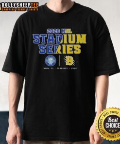 Good Tampa Bay Lightning 2026 Stadium Series Match-Up T-Shirt featuring team colors and logo, perfect for fans.