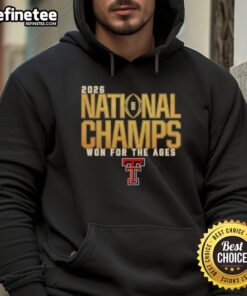Good Texas Tech Red Raiders 2026 National Champs hoodie featuring bold graphics and a stylish design for fans.