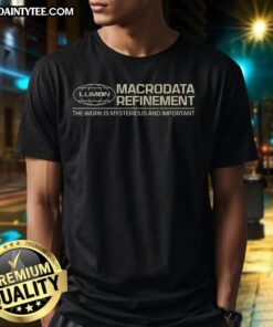 Good The Work Is Mysterious And Important T-Shirt featuring a bold graphic design and comfortable fit for casual wear.