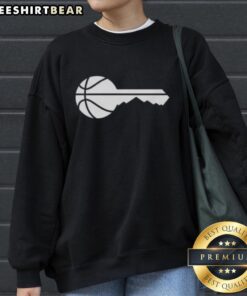 Alt Text: Good Utah Jazz basketball key logo sweatshirt featuring vibrant colors and stylish design for fans.
