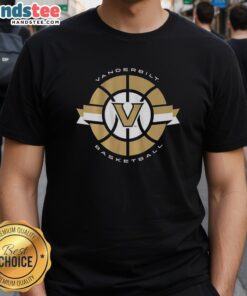 Alt Text: Good Vanderbilt Commodores Basketball Classic Circle Ball Logo T-Shirt featuring bold logo design and vibrant colors.