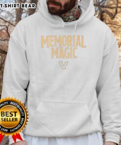 Alt Text: Good Vanderbilt Commodores Basketball Memorial Magic Hoodie featuring team colors and logo for fans and players.