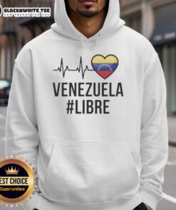 Venezuelan pride hoodie featuring the Good Venezuela Libre flag design, perfect for showcasing patriotism and style.