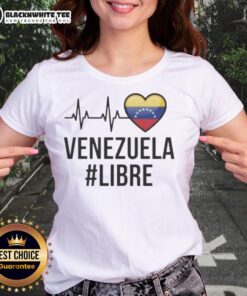 Alt Text: Pride T-shirt featuring the Venezuela Libre flag design, perfect for showcasing Venezuelan heritage and support.