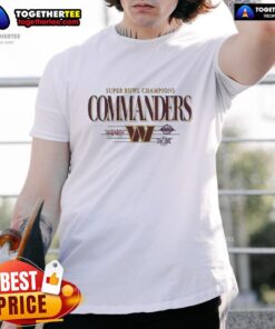 Alt Text: Vintage Washington Commanders Super Bowl Champions T-Shirt featuring titles XVII, XXI, XXVI in bold design.