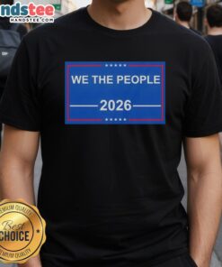 Alt Text: Good We The People 2026 Flag T-Shirt, a patriotic USA design showcasing American pride and unity.
