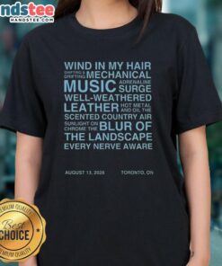 Stylish 2026 ladies tee featuring 'Good Wind in My Hair' graphic, perfect for casual wear and showcasing a fun, carefree vibe.