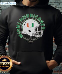 Happy Miami Hurricanes CFP National Championship 2026 hoodie in Miami, FL, showcasing team spirit and vibrant colors.