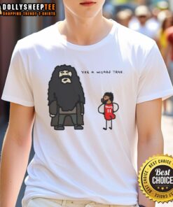 Happy Yer A Wizard Trae T-Shirt featuring a whimsical wizard graphic and vibrant colors, perfect for fans of fantasy.