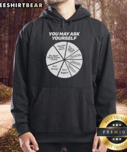 Happy hoodie featuring the phrase 'My God, What Have I Done?' perfect for casual wear and self-reflection.