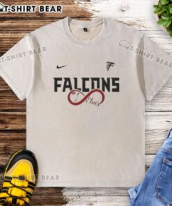 Hot Atlanta Falcons NFL Elvis Presley Loves You fan washed t-shirt featuring vibrant team colors and iconic design.