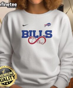 Hot Buffalo Bills NFL sweatshirt featuring Elvis Presley design, perfect for fans showing team spirit and love for music.
