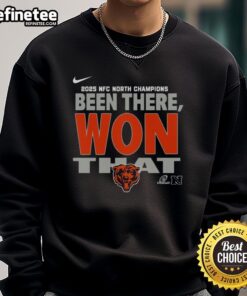 Hot Chicago Bears Been There Won That sweatshirt featuring bold team graphics and a cozy design, perfect for fans.