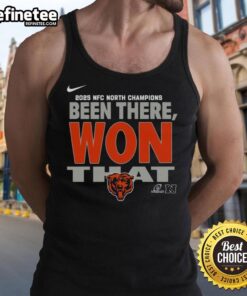Stylish Hot Chicago Bears Been There Won That tank top featuring logo, perfect for fans and game day wear.