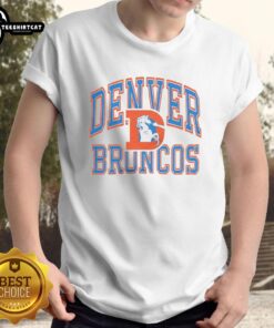 Hot Denver Broncos Arch T-Shirt featuring bold team logo and vibrant colors, perfect for fans of the Broncos.