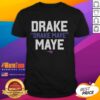 Hot Drake Maye logo T-shirt featuring a stylish design for fans of college football and Drake Maye merchandise.