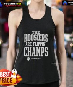 Hot Fernando Mendoza Indiana Hoosiers Football Flippin Champs signature tank top design, perfect for fans.