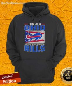 Buffalo Bills football flag hoodie, perfect for game day, showcasing team spirit in Ohio.