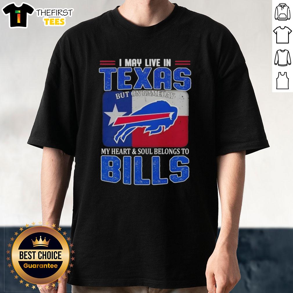hot-i-may-live-in-texas-but-on-gameday-my-heart-and-soul-belongs-to-buffalo-bills-football-flag-t-shirt Alt Text: Buffalo Bills football flag t-shirt design, perfect for Texas fans on game day, showcasing team spirit and loyalty.