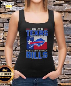 Buffalo Bills football flag tank top, perfect for game day, showcasing Texas pride and loyalty to the Bills.