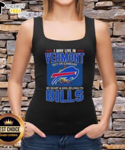Buffalo Bills football flag tank top, perfect for game day, showcasing team pride in Vermont style.