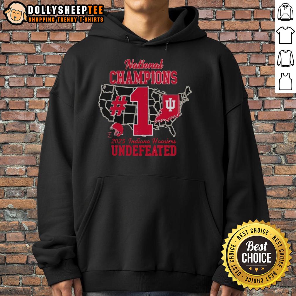Hot Indiana Hoosiers 2025 National Champions Iu Football Number One Hoodie Hot Indiana Hoosiers 2025 National Champions IU Football Number One Hoodie showcasing team pride and championship spirit.