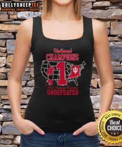 Hot Indiana Hoosiers 2025 National Champions IU Football Number One Tank Top showcasing team pride and style.