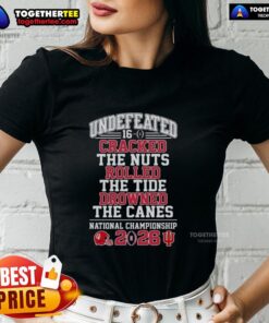 Hot Indiana Hoosiers Undefeated 16-0 ladies tee featuring bold team graphics and vibrant colors for fans.