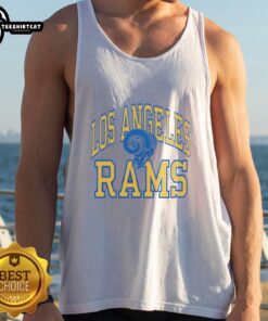 Stylish Hot Los Angeles Rams Arch Tank Top for fans, featuring bold team colors and logo, perfect for game day wear.