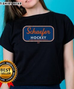 Hot Matthew Schaefer Hockey Ladies Tee featuring a stylish design perfect for hockey fans and casual wear.