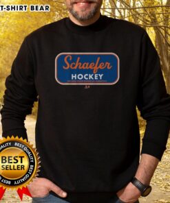 Hot Matthew Schaefer hockey sweatshirt featuring bold graphics and a cozy design, perfect for fans and players alike.