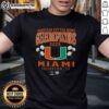 Hot Miami Hurricanes 2025 CFP Cotton Bowl Champions T-Shirt showcasing hometown pride and team spirit.