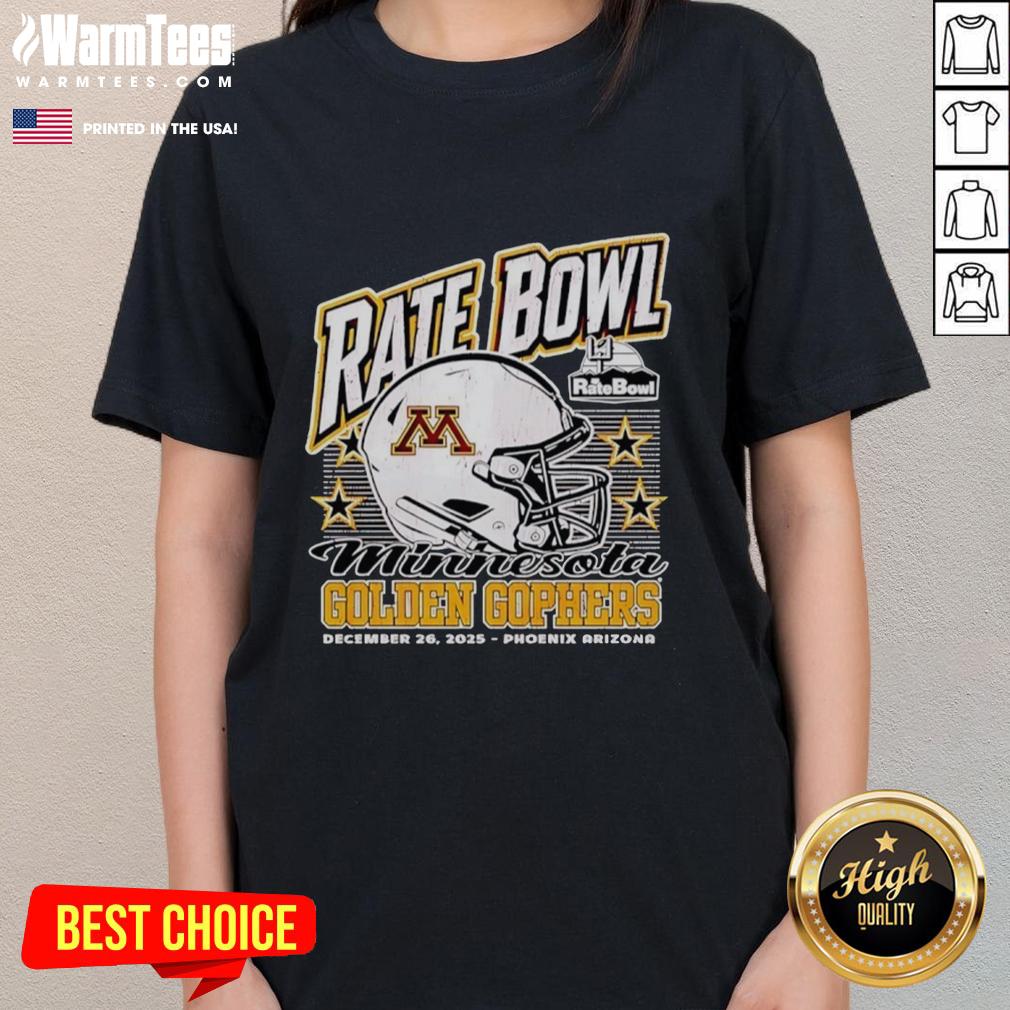 hot-minnesota-golden-gophers-2025-rate-bowl-phoenix-arizona-helmet-ladies-tee Hot Minnesota Golden Gophers 2025 Rate Bowl helmet design on a ladies tee, showcasing team spirit in Phoenix, Arizona.
