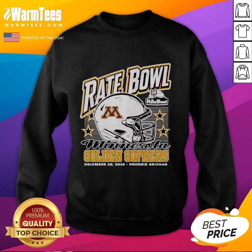 hot-minnesota-golden-gophers-2025-rate-bowl-phoenix-arizona-helmet-sweatshirt Alt Text: Hot Minnesota Golden Gophers 2025 Rate Bowl sweatshirt featuring team helmet design, perfect for fans in Phoenix, Arizona.