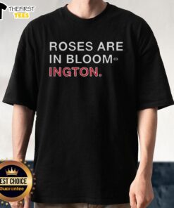 Hot Roses t-shirt featuring Bloomington Indiana Hoosiers Football design for the 2025 Rose Bowl event.