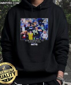 Hot Seattle Seahawks Sam Darnold NFL Flash Features Week 21 Hoodie in vibrant colors, perfect for game day.