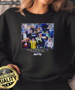 Hot Seattle Seahawks Sam Darnold NFL Flash Features Week 21 sweatshirt in vibrant colors, perfect for fans.